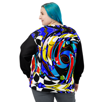 Unisex Sweatshirt (Blue Swirls)