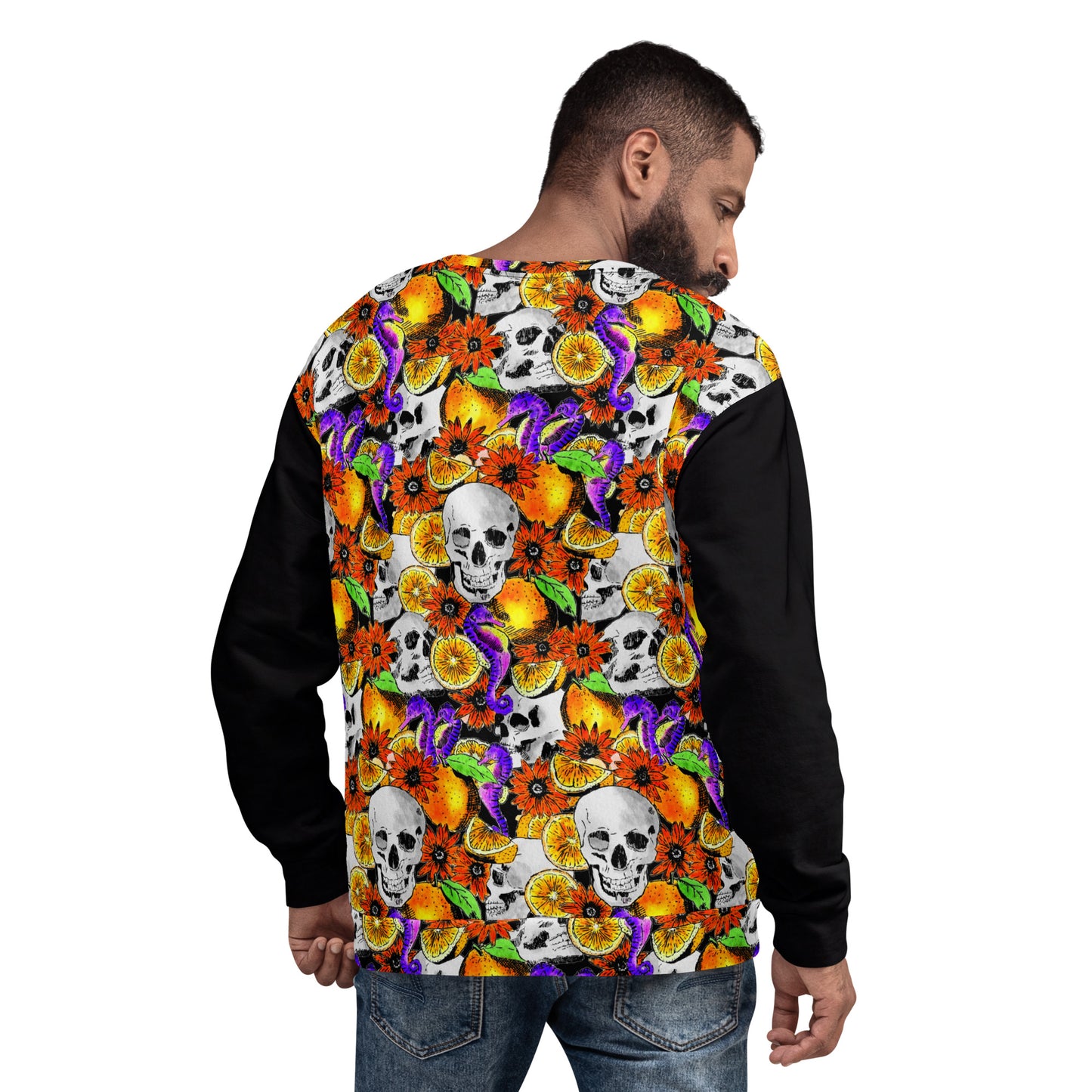 Unisex Sweatshirt (Skulls & Oranges)