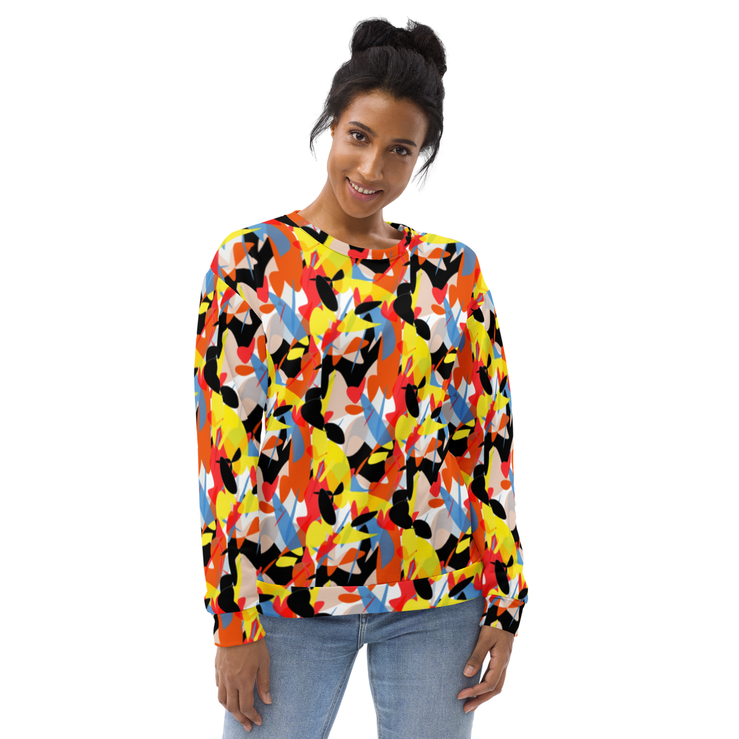 Unisex Sweatshirt (Abstract Ovals)