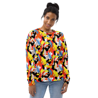 Unisex Sweatshirt (Abstract Ovals)