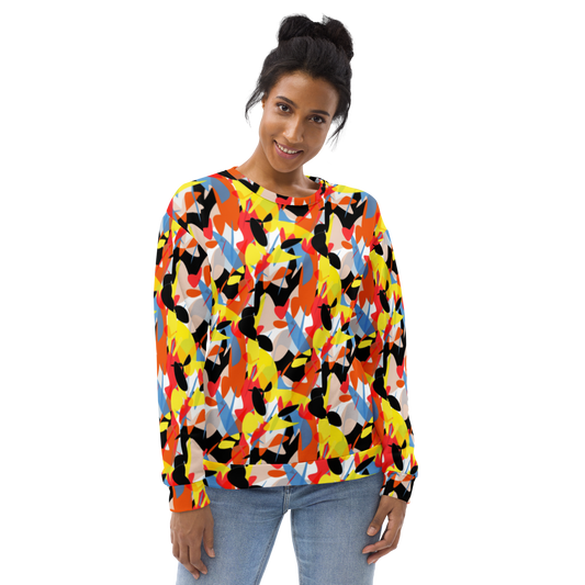 Unisex Sweatshirt (Abstract Ovals)