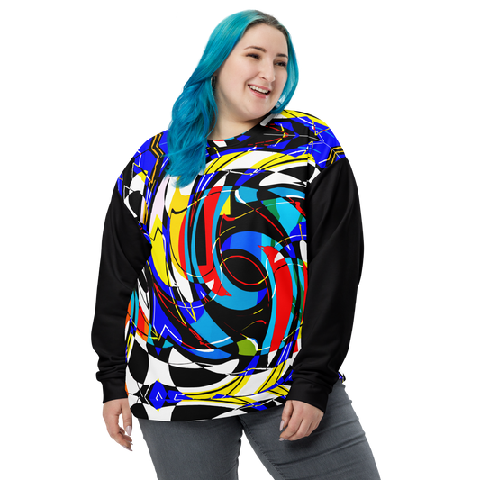 Unisex Sweatshirt (Blue Swirls)