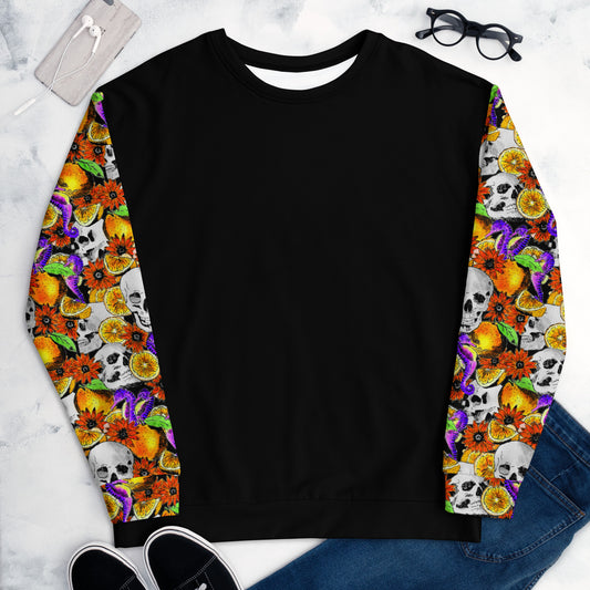 Unisex Sweatshirt (Skulls & Oranges)