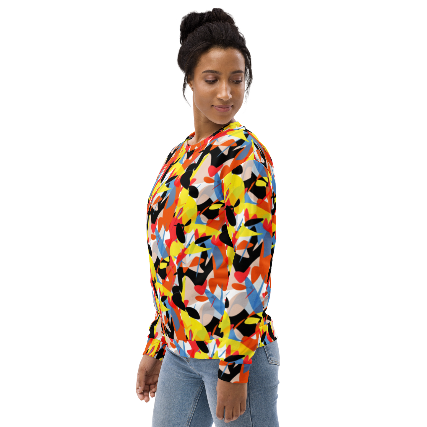 Unisex Sweatshirt (Abstract Ovals)