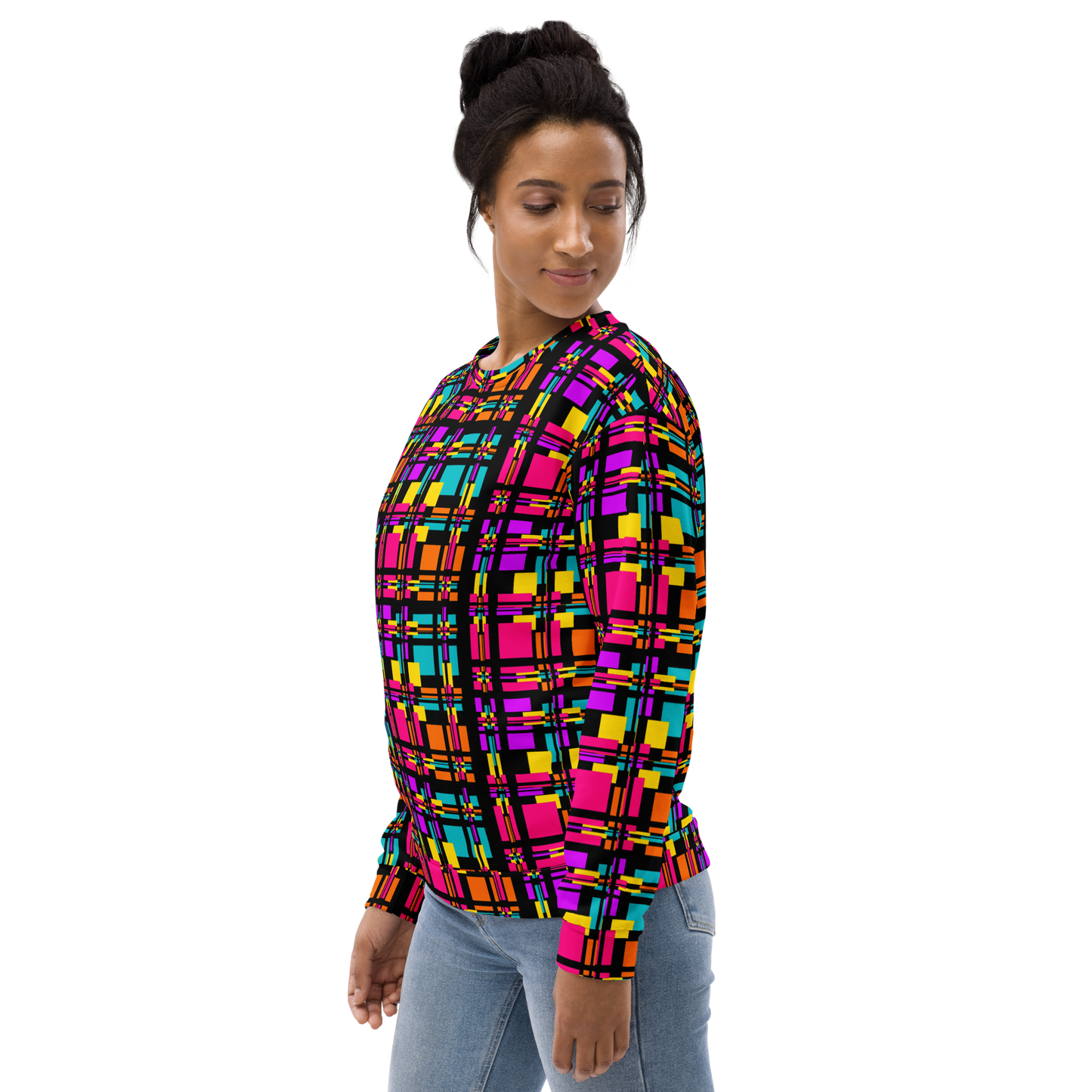 Unisex Sweatshirt (Rainbow Plaid)