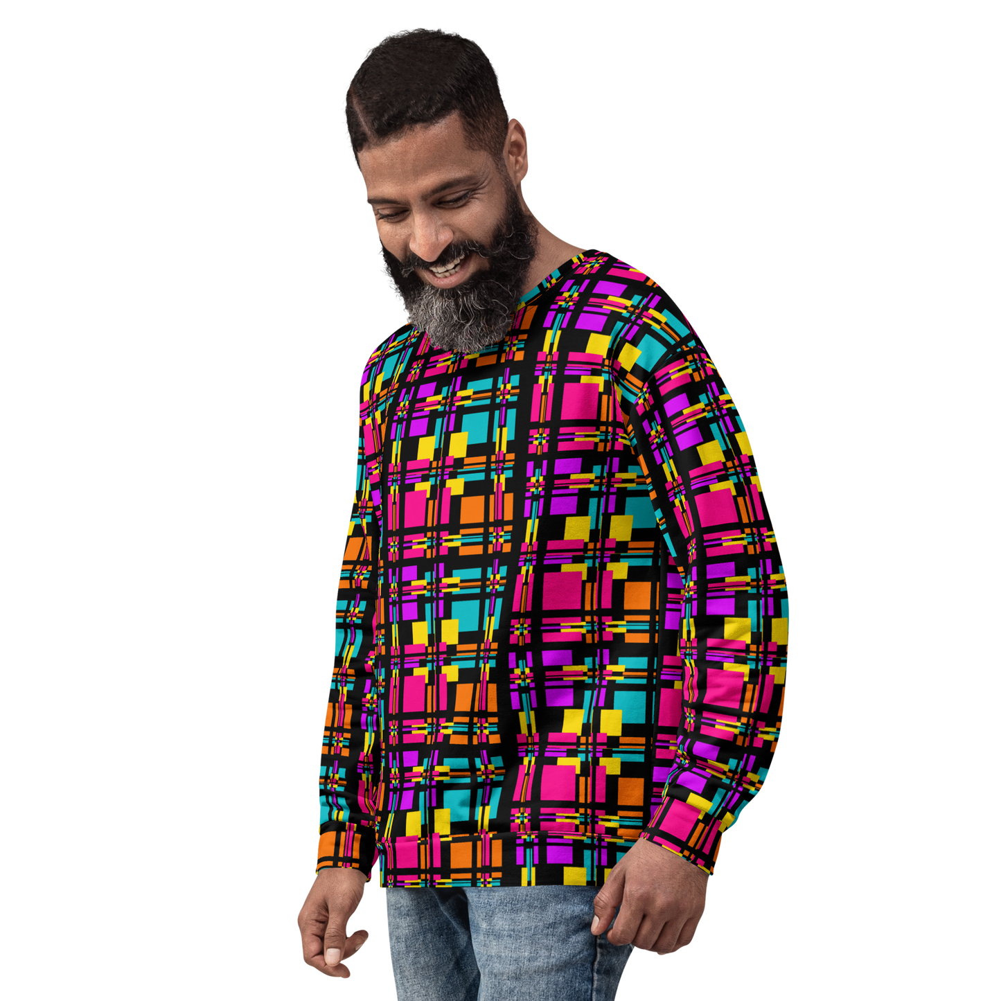 Unisex Sweatshirt (Rainbow Plaid)