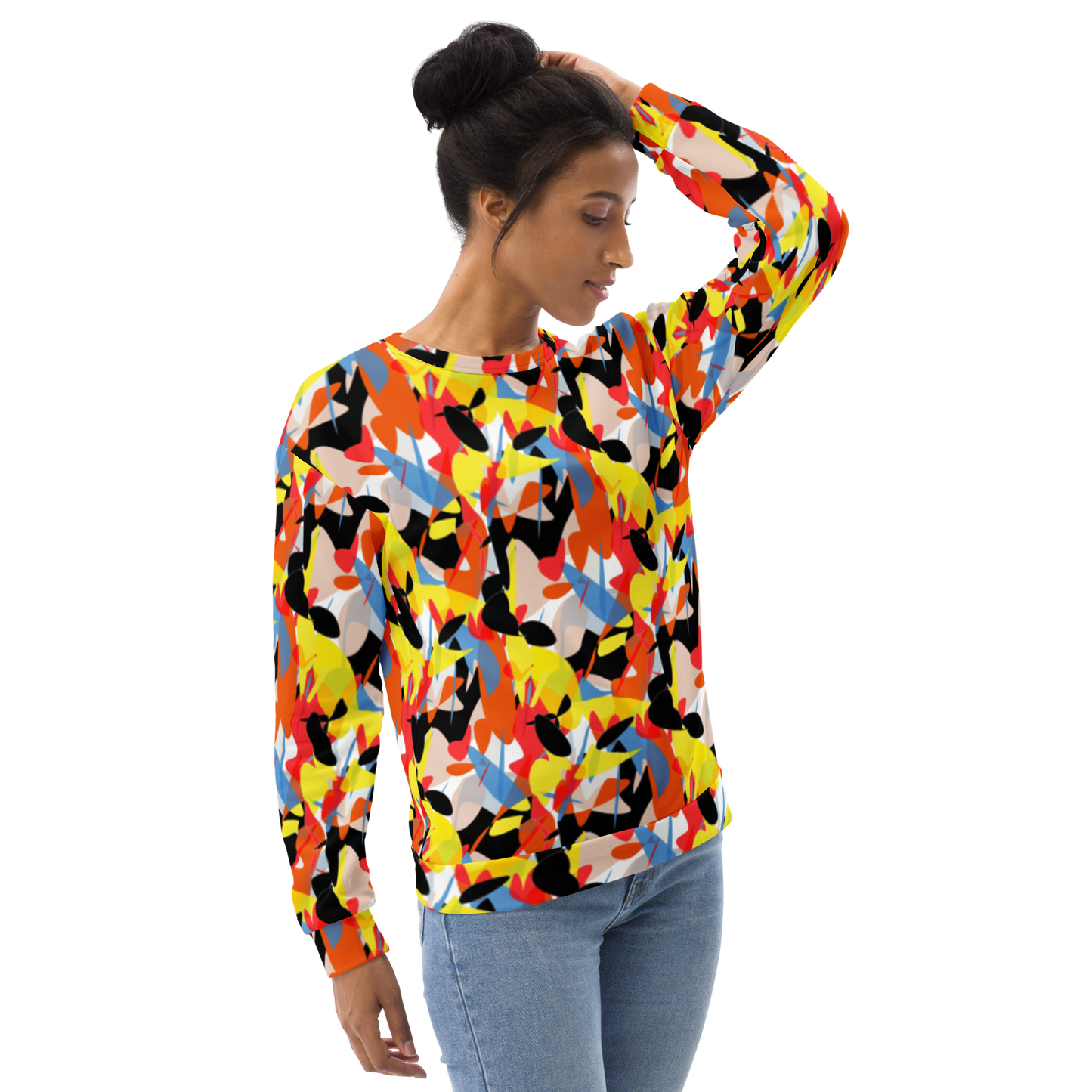 Unisex Sweatshirt (Abstract Ovals)