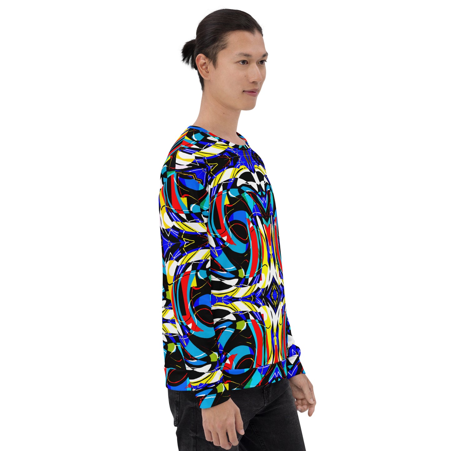 Unisex Sweatshirt (Blue Swirls)