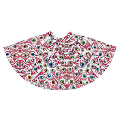 Skater Skirt (Eyeballs|White)