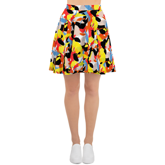 Skater Skirt (Abstract Ovals) (Abstract Ovals)