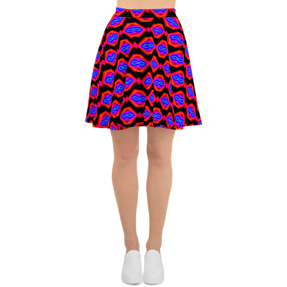 Skater Skirt (Neon Honeycomb)