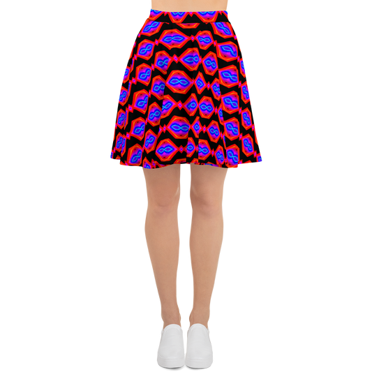 Skater Skirt (Neon Honeycomb)