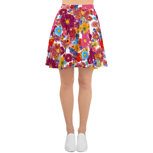 Skater Skirt (Watercolor Flowers)
