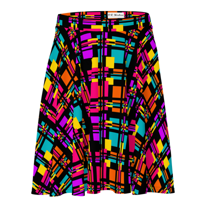 Skater Skirt (Rainbow Plaid)