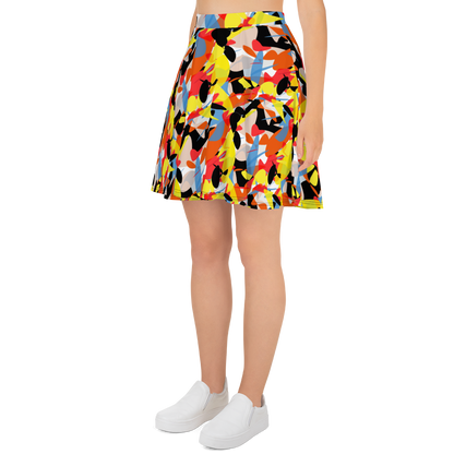 Skater Skirt (Abstract Ovals) (Abstract Ovals)