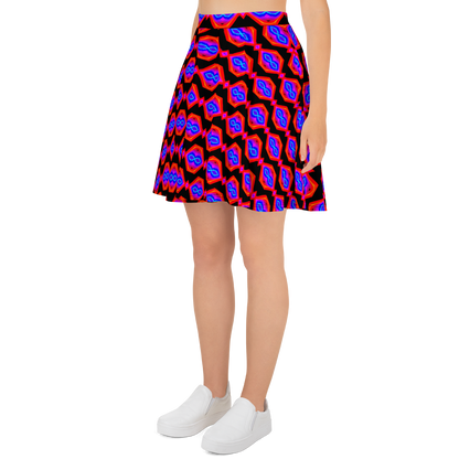 Skater Skirt (Neon Honeycomb)