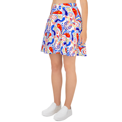 Skater Skirt (Talavera-inspired|White)