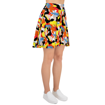 Skater Skirt (Abstract Ovals) (Abstract Ovals)