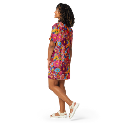 T-shirt dress (Watercolor Flowers)