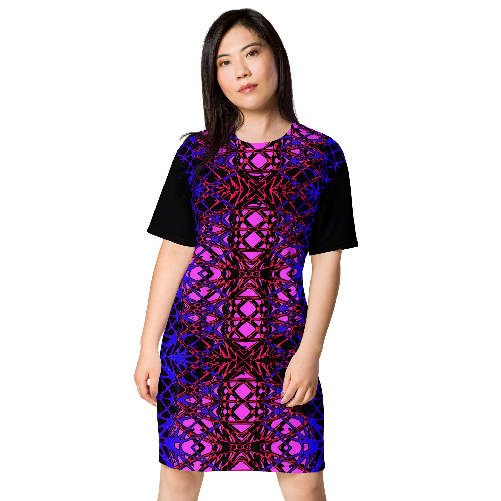 t shirt dress neon Neon Pink T-Shirt Dress 12-24M