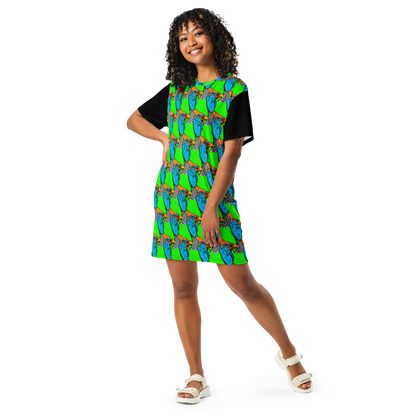 T-shirt dress (Funky Chicken)