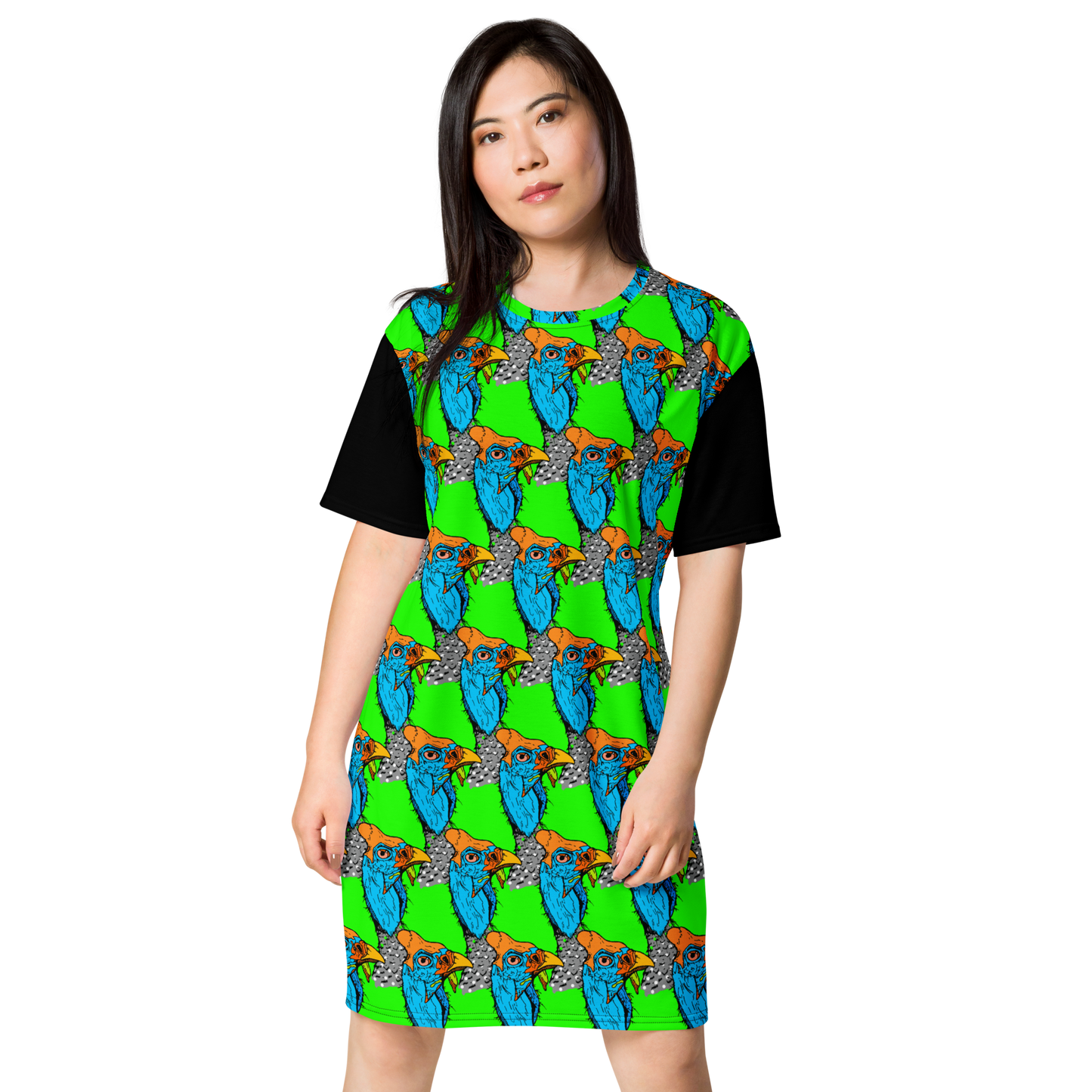 T-shirt dress (Funky Chicken)