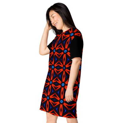 T-shirt dress (Red Star)