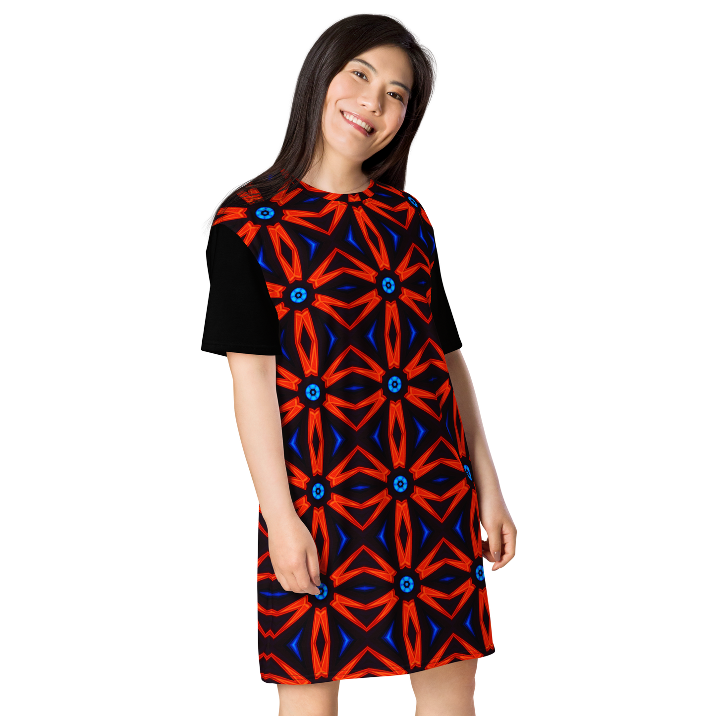 T-shirt dress (Red Star)