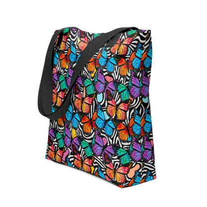 Tote bag (Butterflies - Black & White)