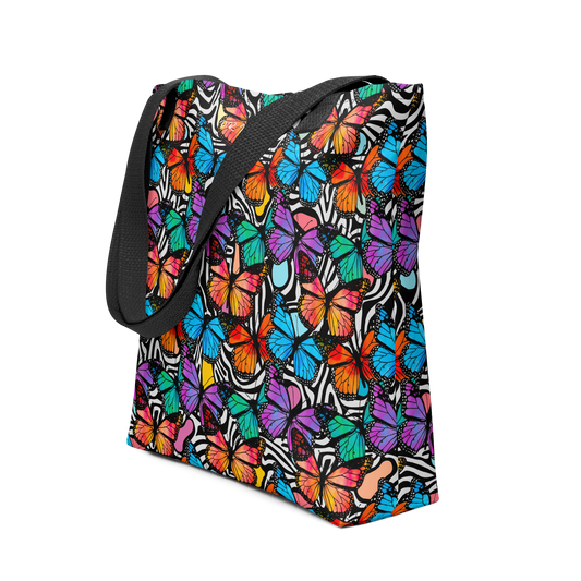 Tote bag (Butterflies - Black & White)