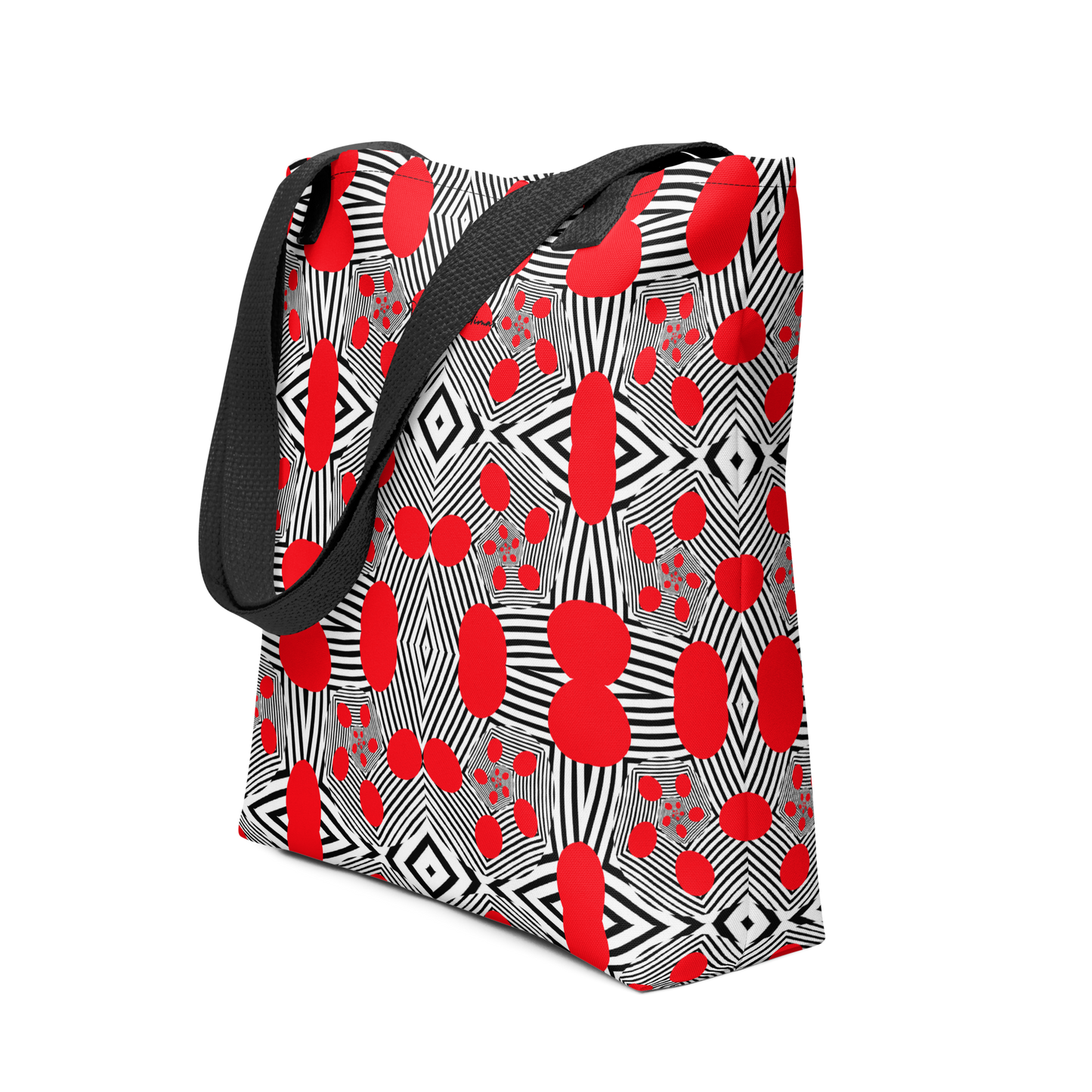 Tote bag (Red Geometric)