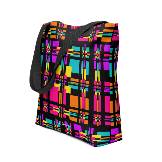 Tote bag (Rainbow Plaid)