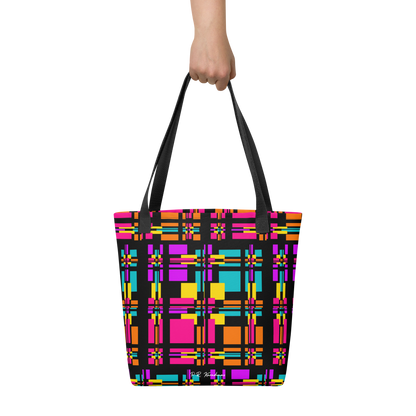 Tote bag (Rainbow Plaid)