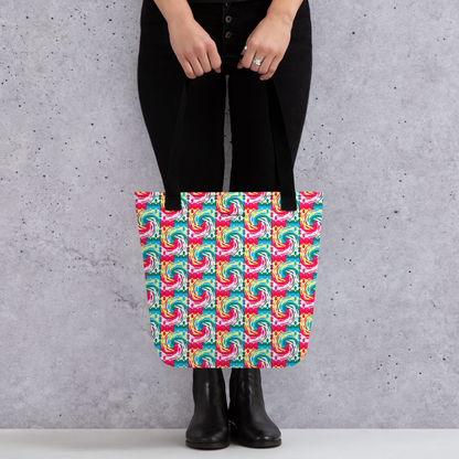 Tote bag (Pink Waves)