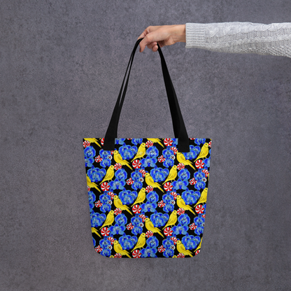 Tote bag (Canaries & Orchids)