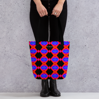 Tote bag (Neon Honeycomb)