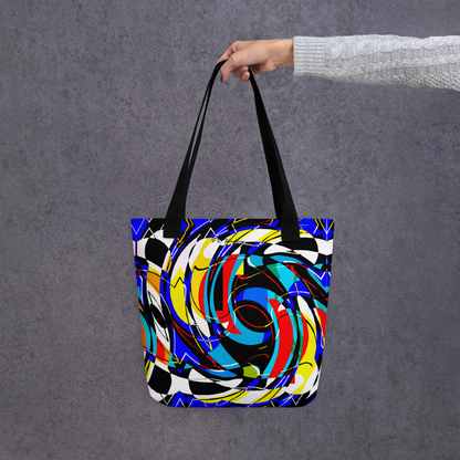 Tote bag (Blue Swirls)