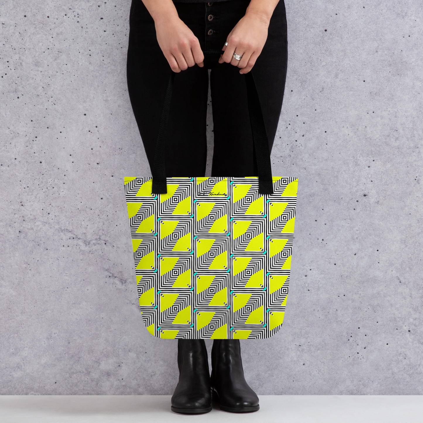 Tote bag (Retro Yellow)