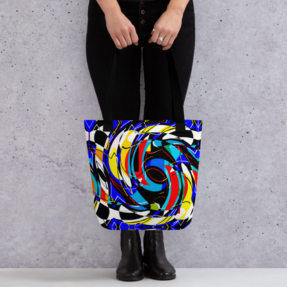 Tote bag (Blue Swirls)