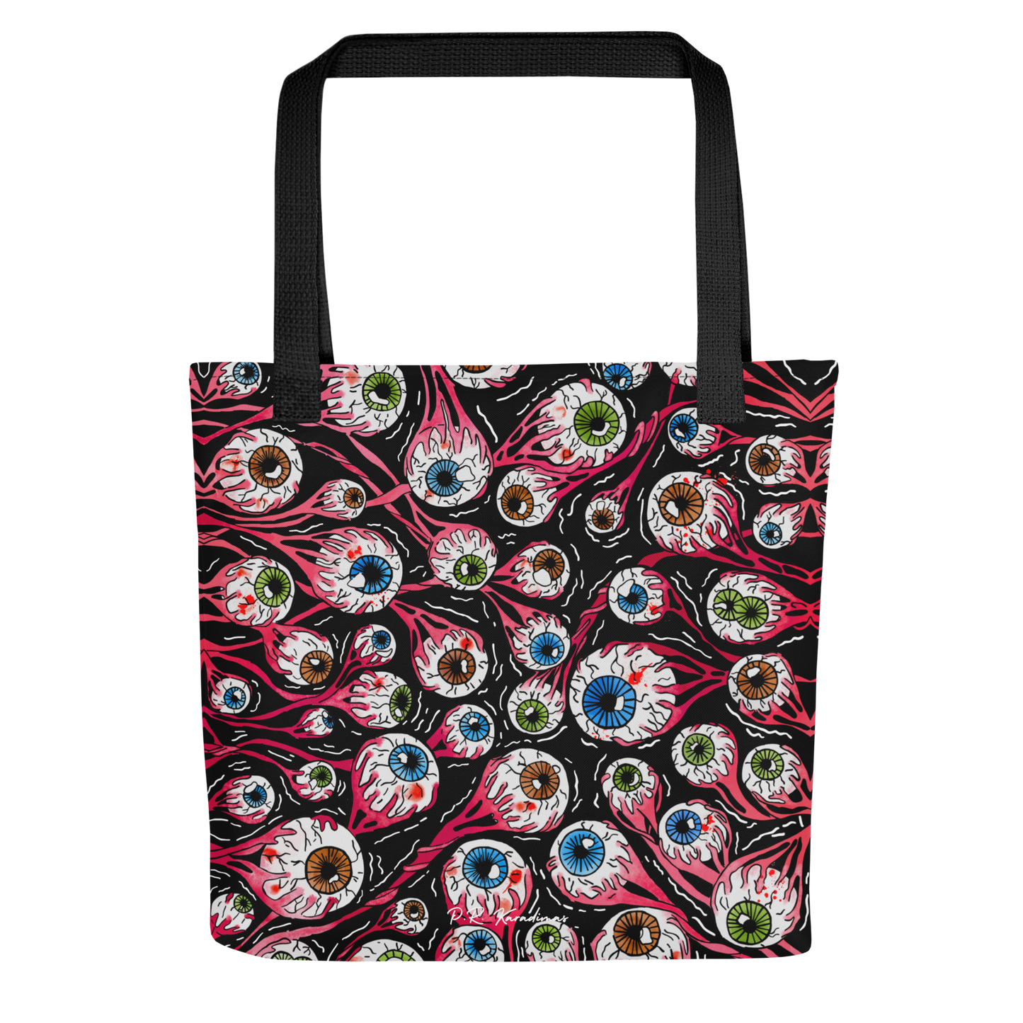 Tote bag (Eyeballs|Black)