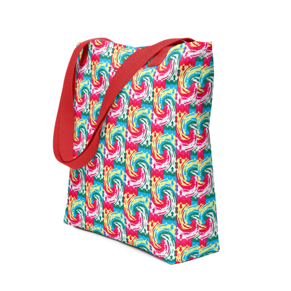 Tote bag (Pink Waves)