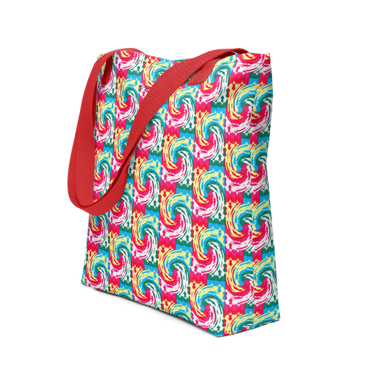 Tote bag (Pink Waves)