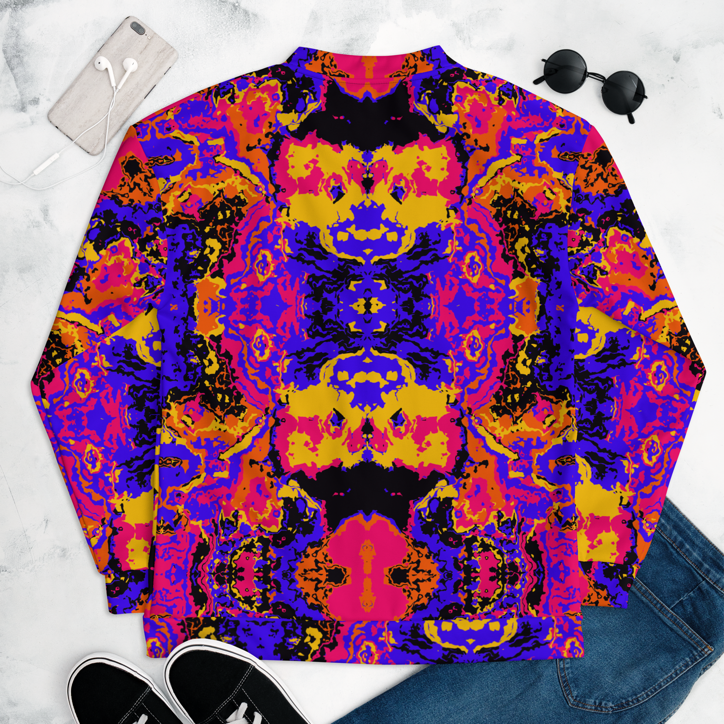 Unisex Bomber Jacket (Brain Scan)