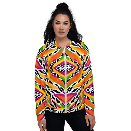 Unisex Bomber Jacket (Mango Mosaic)