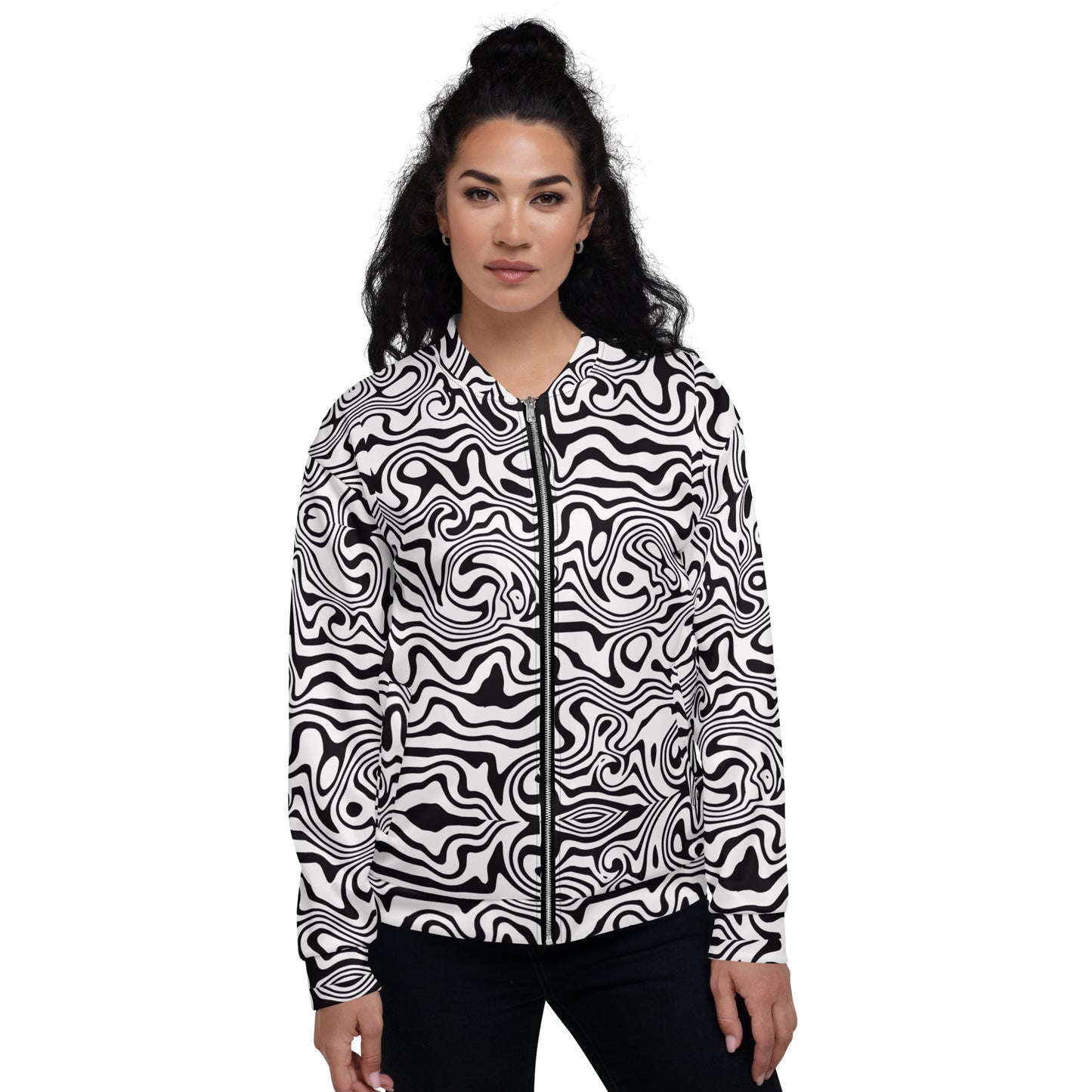 Unisex Bomber Jacket (Noir Noodle)