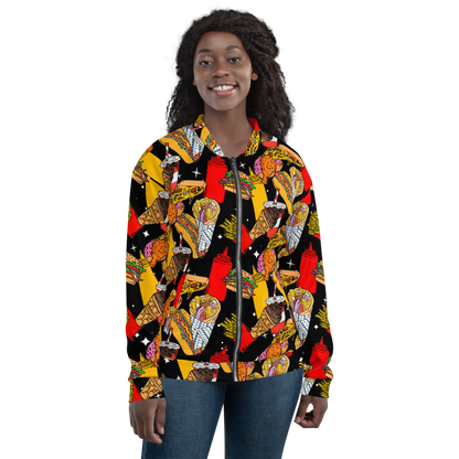 Unisex Bomber Jacket (Fast Food)