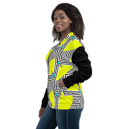 Unisex Bomber Jacket (Retro Yellow)