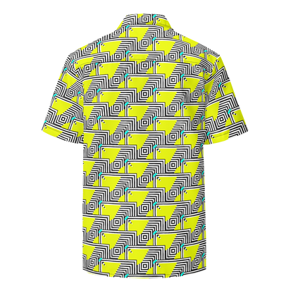 Unisex button shirt (Retro Yellow)