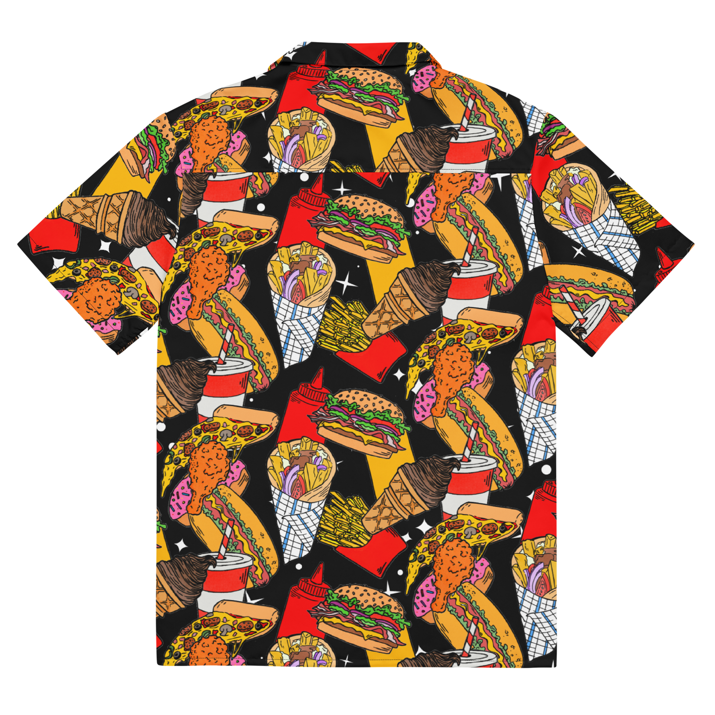 Unisex button shirt (Fast Food)