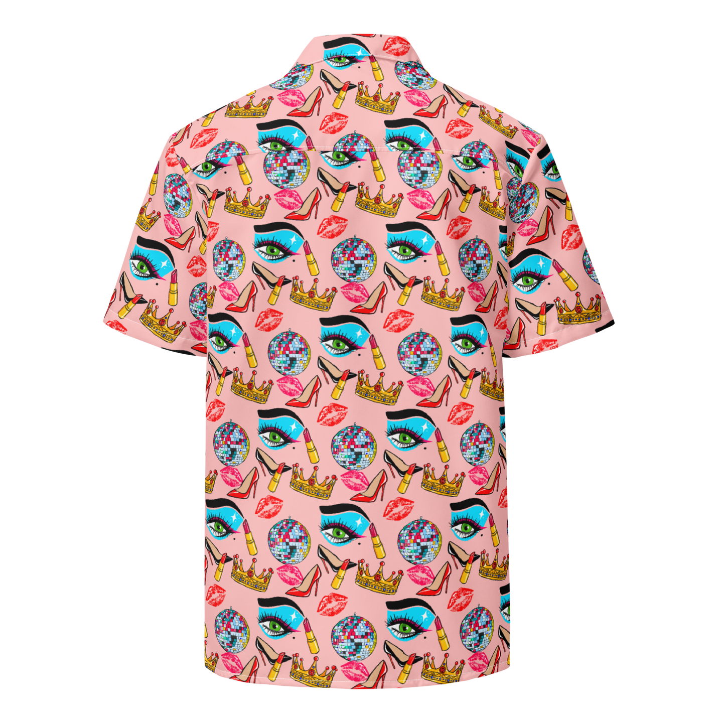 Unisex button shirt (Drag|Pink)